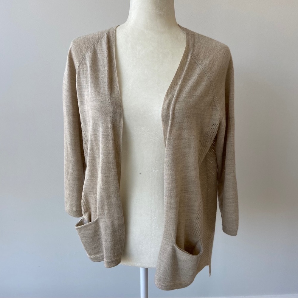 Zadig Et Voltaire Beige Birdy Wool Cardigan